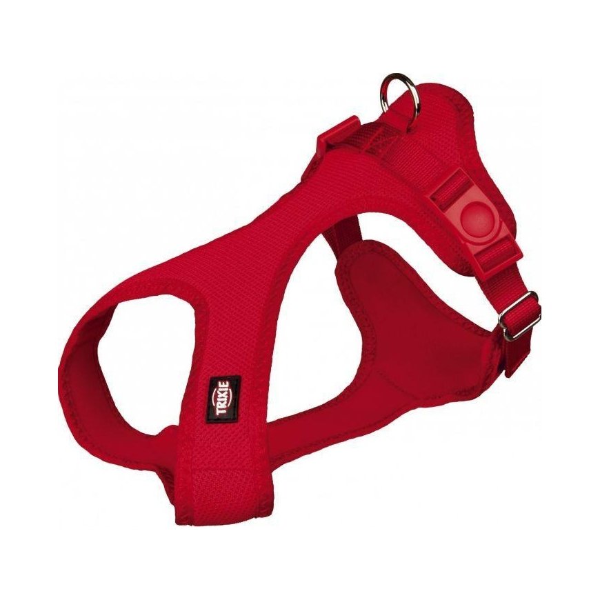 TRIXIE Comfort Soft touring petnešos, S 33-50cm/20mm, raudonos – 3