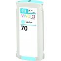 HP 70 130-ml blāvi gaišzila tintes kasetne HP 70 130-ml blāvi gaišzila tintes kasetne