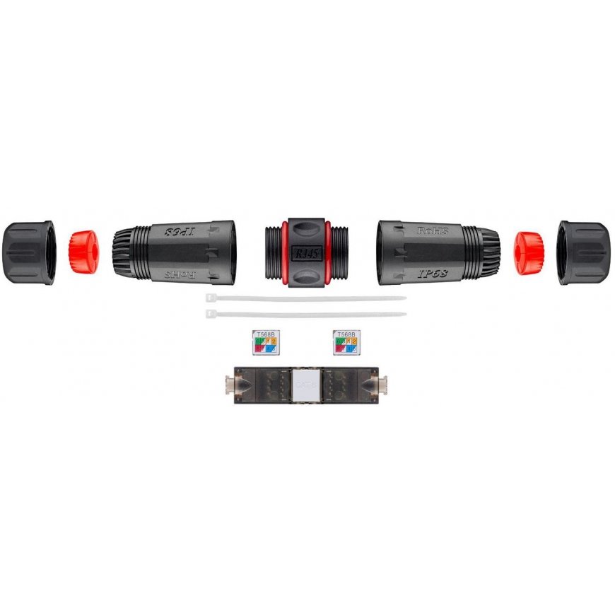 Microconnect KON525 коннектор RJ-45 Черный – 2