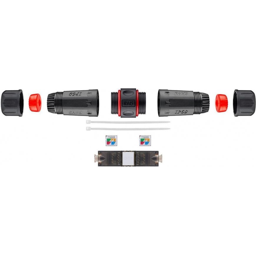 Microconnect KON525 коннектор RJ-45 Черный – 5