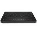 Kuchenka induction nastawna with panel dotykowym 2 pola grzewcze Black Line śr. 22 cm 3500 W - Hendi 239414 Kuchenka induction nastawna with panel dotykowym 2 pola grzewcze Black Line śr. 22 cm 3500 W - Hendi 239414