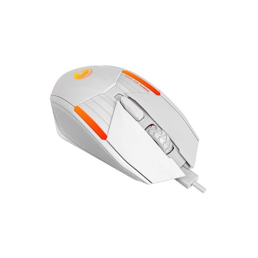 Wired mouse, Marvo M291, white, optical, 6400DPI – 3