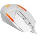 Wired mouse, Marvo M291, white, optical, 6400DPI Wired mouse, Marvo M291, white, optical, 6400DPI
