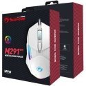 Wired mouse, Marvo M291, white, optical, 6400DPI Wired mouse, Marvo M291, white, optical, 6400DPI