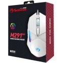 Wired mouse, Marvo M291, white, optical, 6400DPI Wired mouse, Marvo M291, white, optical, 6400DPI