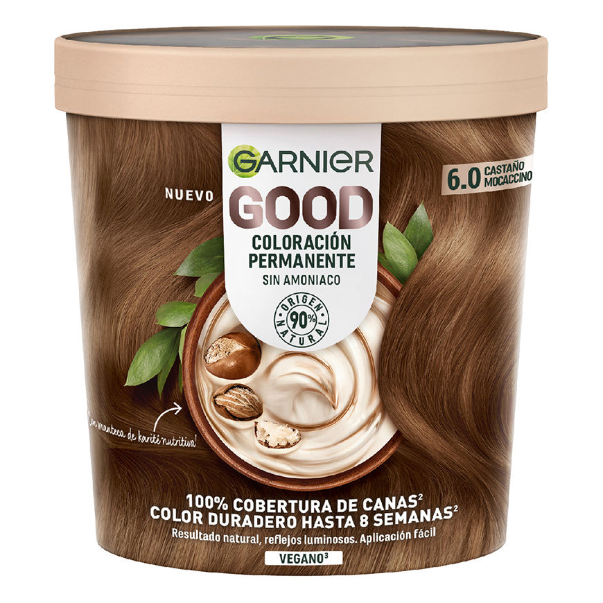"Garnier" permanent hair dye 6.0 Chestnut Mocaccino