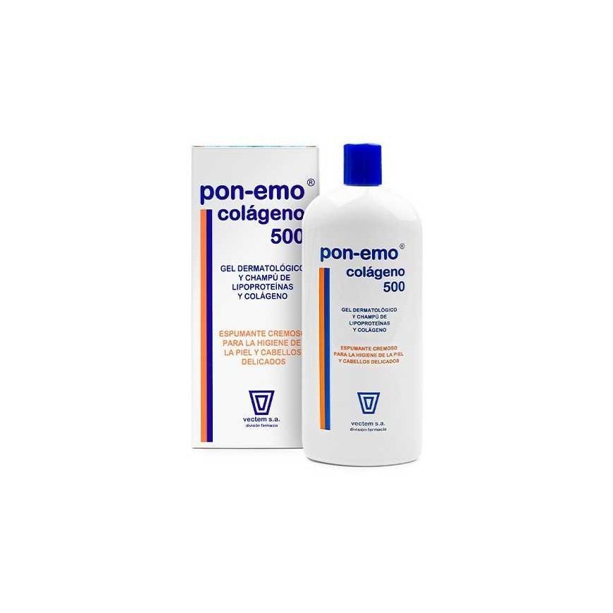 Vectem Pon-Emo® Collagen Gel Šampūnas Sausiems plaukams 500ml – 3