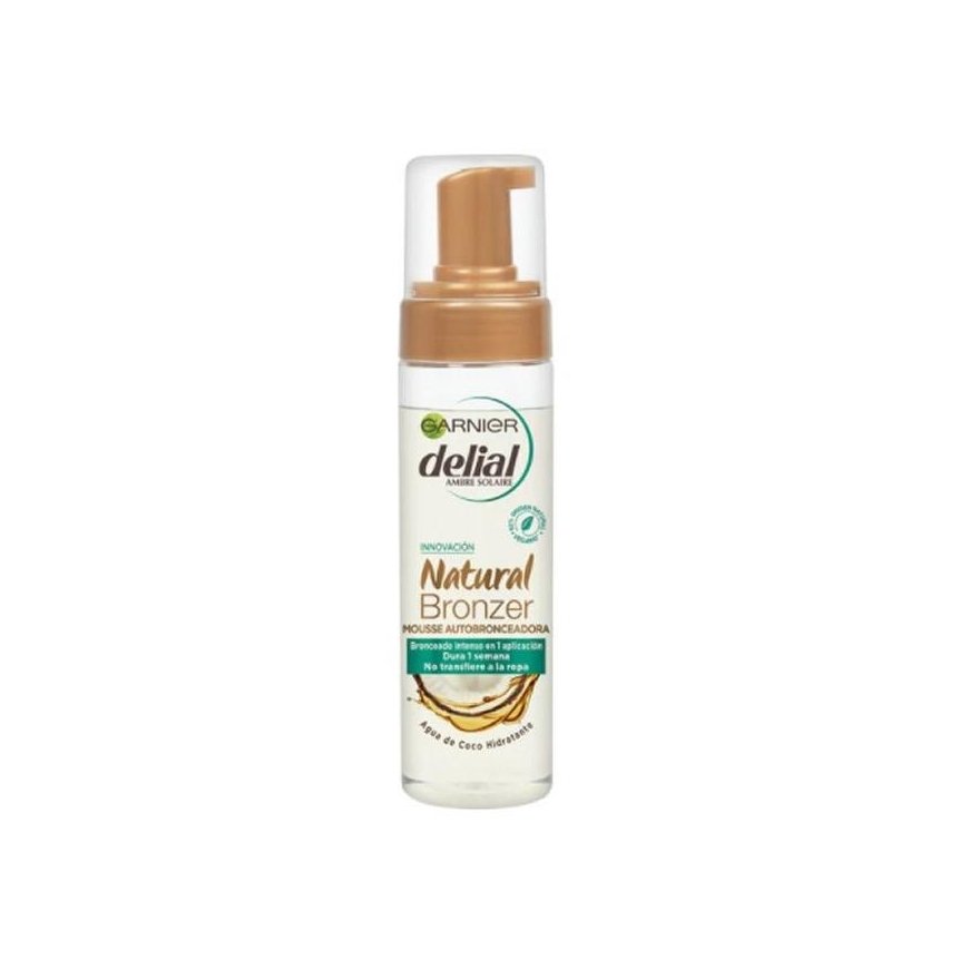 Delial Natural Bronzer savaiminio įdegio putėsiai 200ml