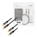 LogiLink CA1203 audio cable 1.5 m 2 x RCA Black LogiLink CA1203 audio cable 1.5 m 2 x RCA Black