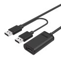 UNITEK Y-277 USB-kaabel 5 m USB 2.0 2 x USB A USB A Must