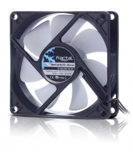 Fractal Design Silent Series R3 80 mm Kompiuterio korpusui Ventiliatorius 8 cm Juoda, Balta