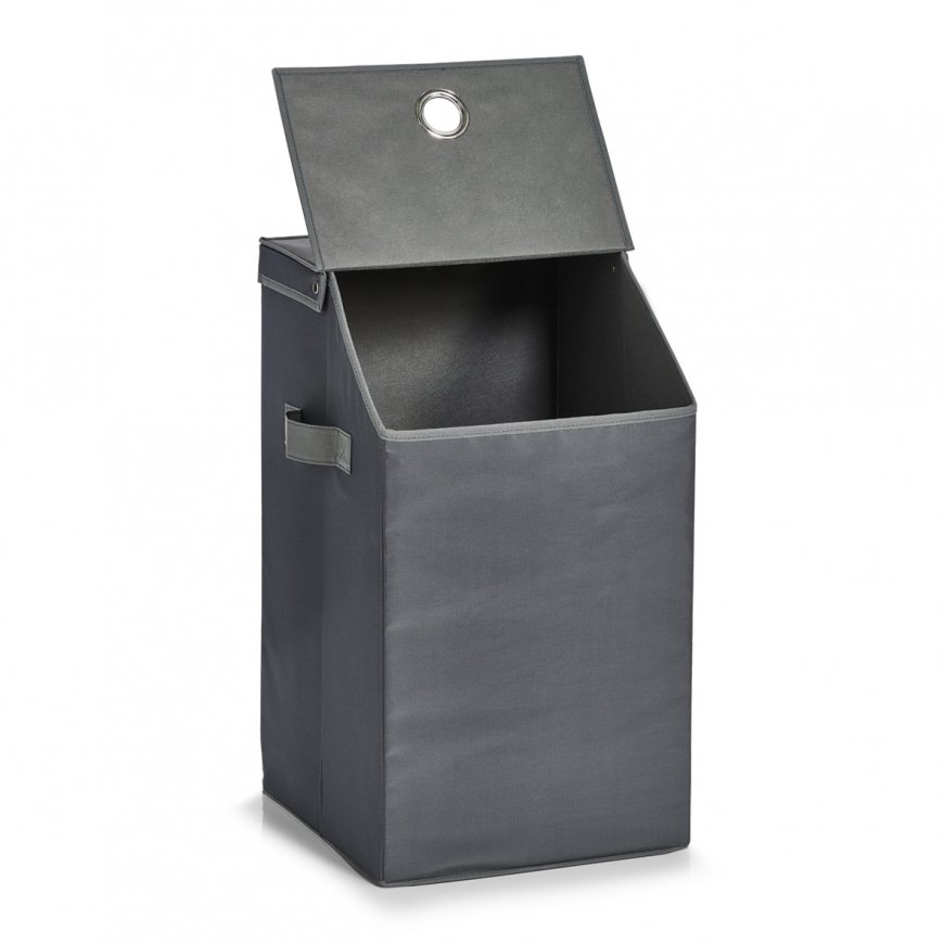 Zeller Present 14268 laundry basket Rectangular Polyester Anthracite – 2