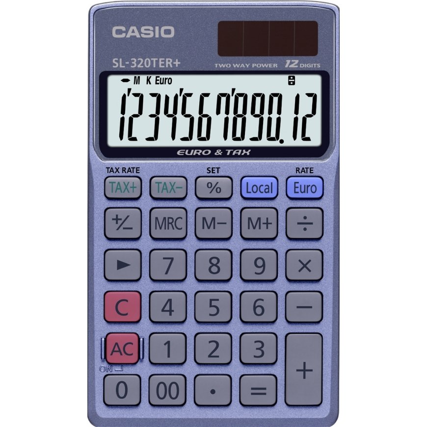 Casio SL-320TER+ калькулятор Карман Базовый Синий