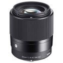 Sigma 30 mm F1.4 DC DN SLR Priartinimo teleobjektyvas Juoda Sigma 30 mm F1.4 DC DN SLR Priartinimo teleobjektyvas Juoda