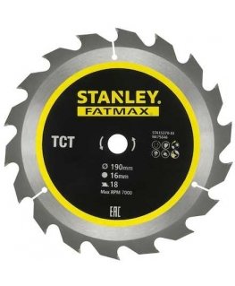 Pjovimo diskas Stanley STA15370-XJ 190x16 mm Z18