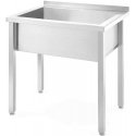 Single-bowl welded dining basin sink Budget Line STEEL 800 x 600 x 850 cm - Hendi 816707 Single-bowl welded dining basin sink Budget Line STEEL 800 x 600 x 850 cm - Hendi 816707