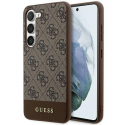 Case Original faceplate case GUESS GUHCS24MG4GLBR for SAMSUNG S24 Plus (4G Bottom Stripe / brown) Case Original faceplate case GUESS GUHCS24MG4GLBR for SAMSUNG S24 Plus (4G Bottom Stripe / brown)