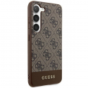 Case Original faceplate case GUESS GUHCS24MG4GLBR for SAMSUNG S24 Plus (4G Bottom Stripe / brown) Case Original faceplate case GUESS GUHCS24MG4GLBR for SAMSUNG S24 Plus (4G Bottom Stripe / brown)