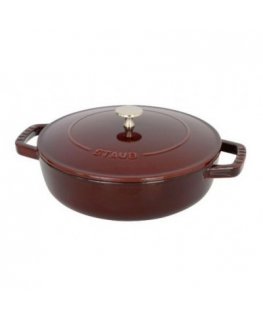 Staub deep braising pan with lid - 28 cm, Grenadine