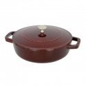 Staub deep braising pan with lid - 28 cm, Grenadine