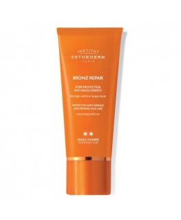 Institut Esthederm Bronz Repair Apsauginis nuo raukšlių ir stangrinantis švelnus saulės vidutinio sunkumo saulės kremas 50 ml