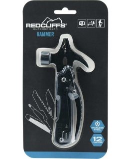 Redcliffs Kit SURVIVALOWY Touring MŁOTEK 12w1 Black