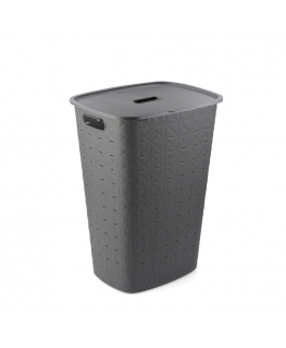 Curver / Keter CURVER KOSZ NA BIELIZNĘE CIEMNY GRAY SOFTEX 56L