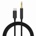 Mocco Textile Премиум AUX провод USB-C - 3.5 mm 1m Черный Mocco Textile Премиум AUX провод USB-C - 3.5 mm 1m Черный