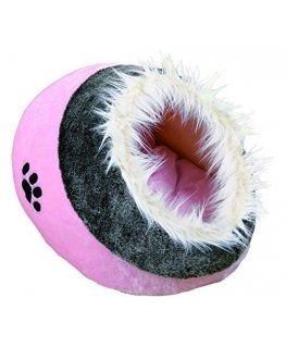 Trixie BED "MINOU" PINK / GRAY