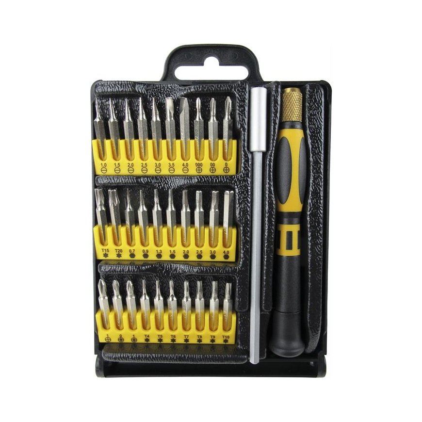 Deltaco STD-6010 manual screwdriver Multi-bit screwdriver Precision screwdriver