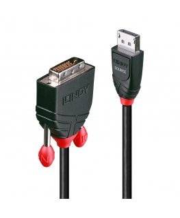 Lindy 41493 videokaabliadapter 5 m DVI-D DisplayPort Must