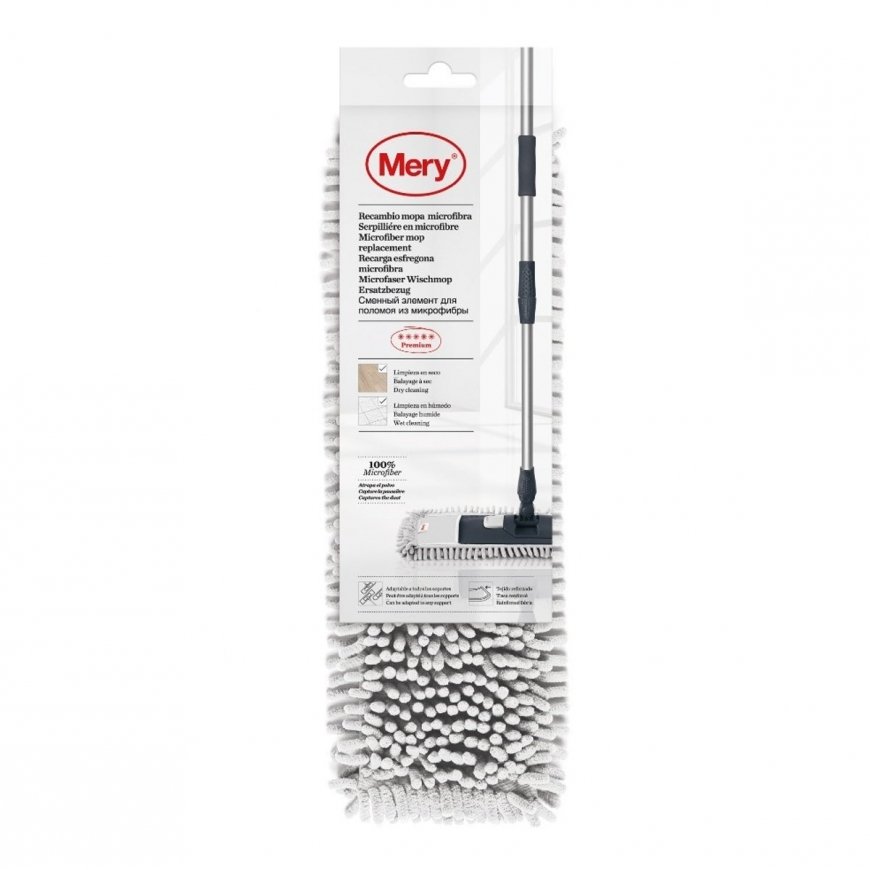 Premium Replaceable Microfibre Mop 45cm – 2