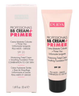 Pupa Milano Pupa Pupa Professionals BB Kreminis + Primer SPF20, 50 ml