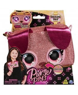 Purse Pets BAG INA PursePets Wristlet Puppy GML Fuksia, Roosa Tüdruk Käekott