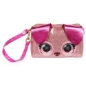 Purse Pets BAG INA PursePets Wristlet Puppy GML Fuksija, Rozā Meitene Klača soma
