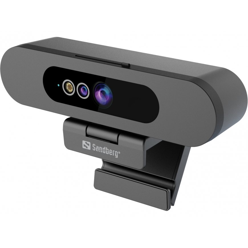 Sandberg 134-40 vebkamera 2 MP 1920 x 1080 pikseļi USB-C Melns