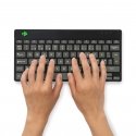 R-Go Tools Compact Break RGOCONDWLBL tastatūra USB QWERTY Holandiešu Melns