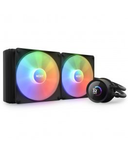 NZXT Kraken 280 RGB Procesors Universāls šķidruma dzesētājs 14 cm Melns 1 pcs