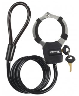 MASTER LOCK Street Cuff Juoda 1000 mm Grandininis užraktas