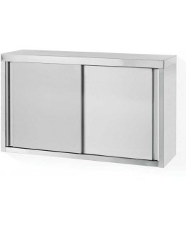 Szafka wisząca ścienna steel do kuchni su drzwiami suwanymi 120x60x40cm - Hendi 811214