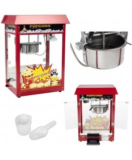 Royal Catering Popcorn Machine with Red Roof