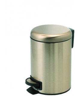 Šiukšliadėžė GEDY POTTY 320987, aukso, 3 l