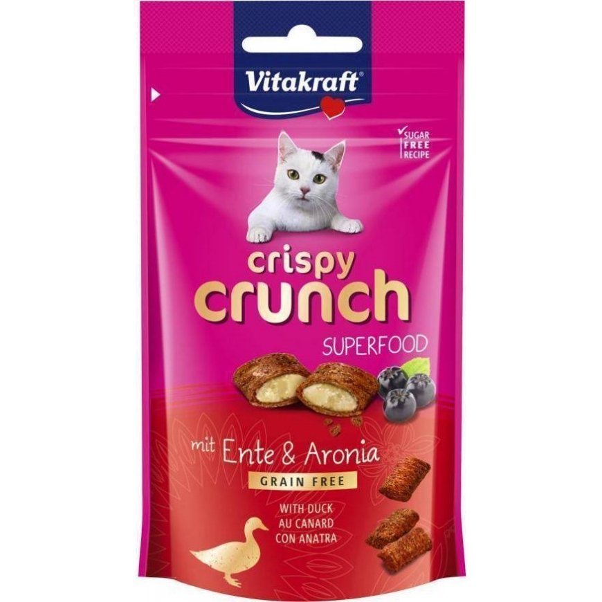 Vitakraft Vitakraft Cat 60g Crispy Crunch Aronia Duck /8