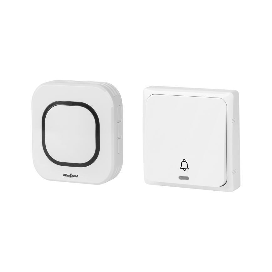 Rebel wireless doorbell (with 230 V plug) - 58 melodies – 2