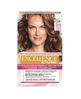 L'Oreal Excellence Creme plaukų dažai 600 Dark Skirtas šviesiems plaukams