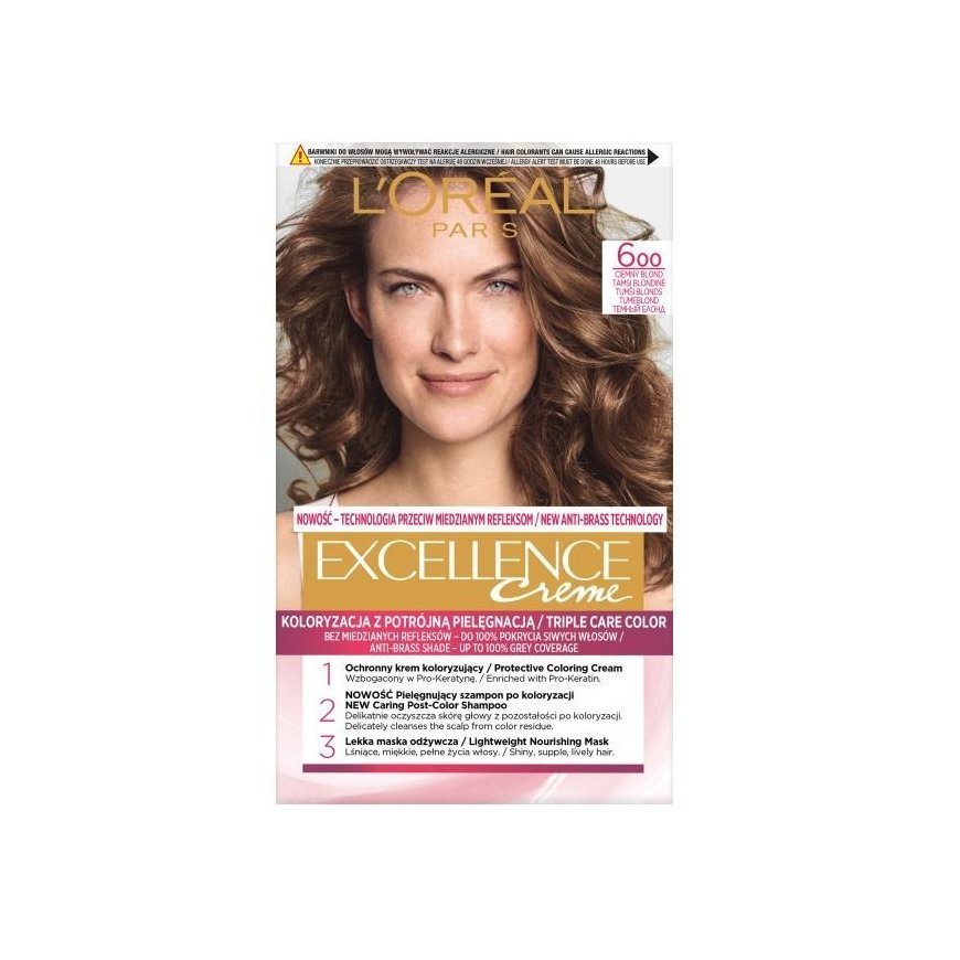 L'Oreal Excellence Creme hair dye 600 Dark For light hair