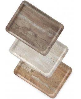 Serviravimo padėklas su medžio spauda, ąžuolas 370x530mm Hendi 508947