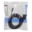 Deltaco HDMI-115D vaizdo kabelio adapteris 5 m HDMI A tipo (standartinis) DVI Juoda Deltaco HDMI-115D vaizdo kabelio adapteris 5 m HDMI A tipo (standartinis) DVI Juoda