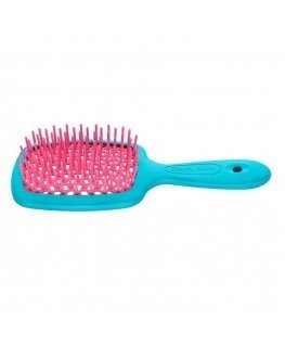 Janeke Small Superbrush small brush for clarifying hair Pink-Blue