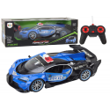 Lean Toys Remote Controlled RC Police Car in 1:12 Scale Blue Lean Toys Remote Controlled RC Police Car in 1:12 Scale Blue
